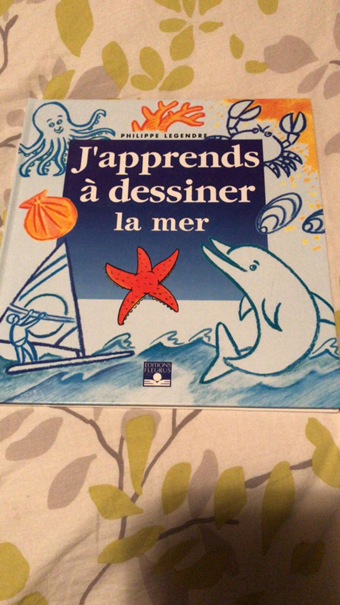 Livre J’apprends à dessiner La mer