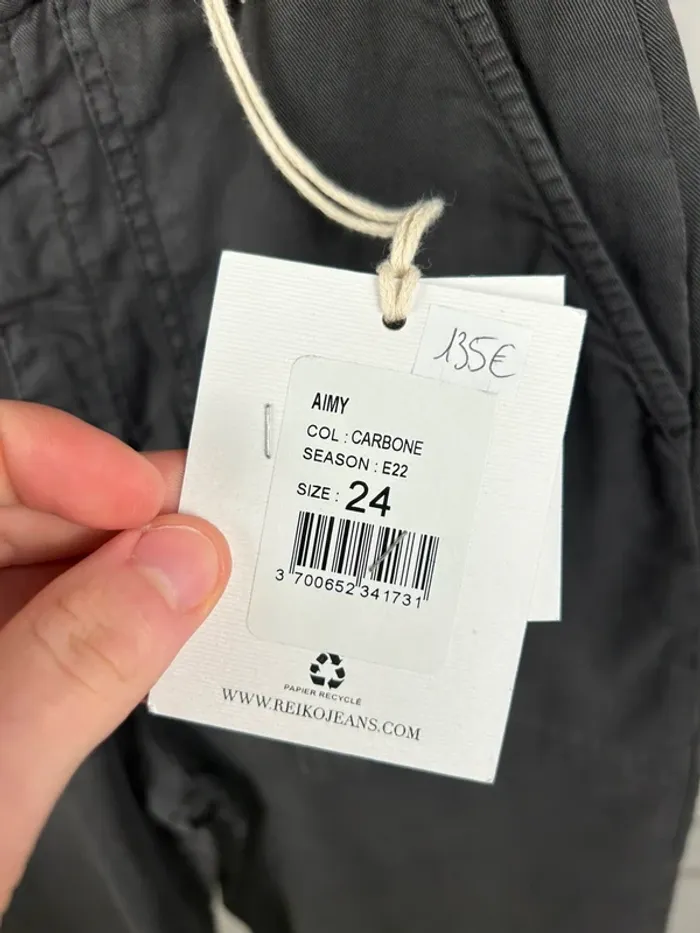 Pantalon cargo Gris Reiko W24 Neuf - photo numéro 4
