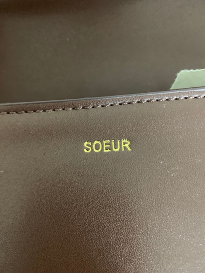 Sac Sœur Bellissima – Cuir marron – Neuf avec étiquette - photo numéro 4