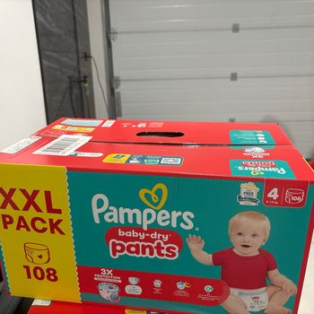 Pampers baby dry pants t4 contenance 108 couches