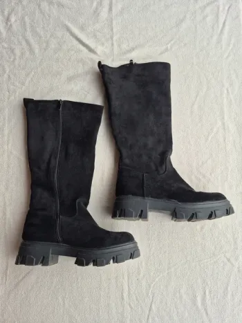 🖤 Bottes Hautes Style "Chunky" - Look Rock & Tendance 🖤