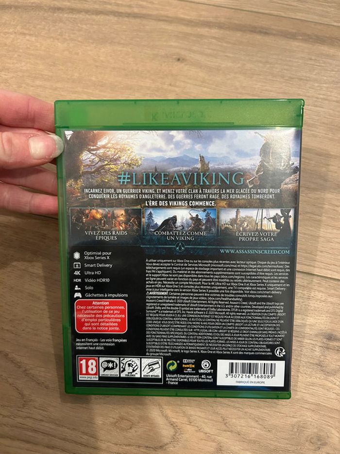Jeux Xbox séries x assassins creed valhalla - photo numéro 2