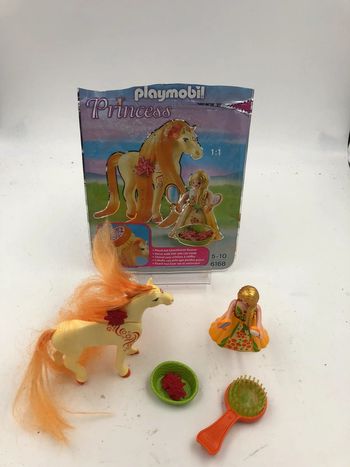 Playmobil Princesse et cheval N•6168 complet