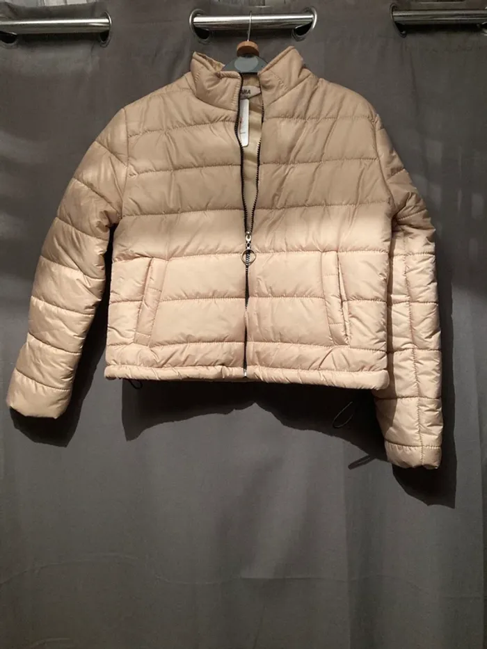 Doudoune beige neuve