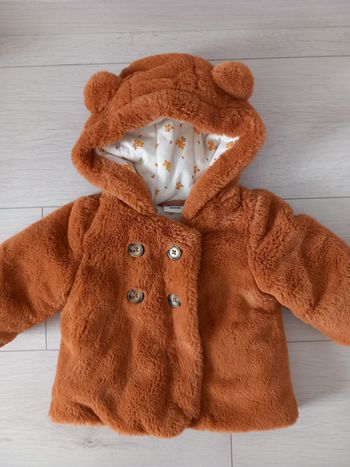 Manteau tape à l'œil marron 3 mois