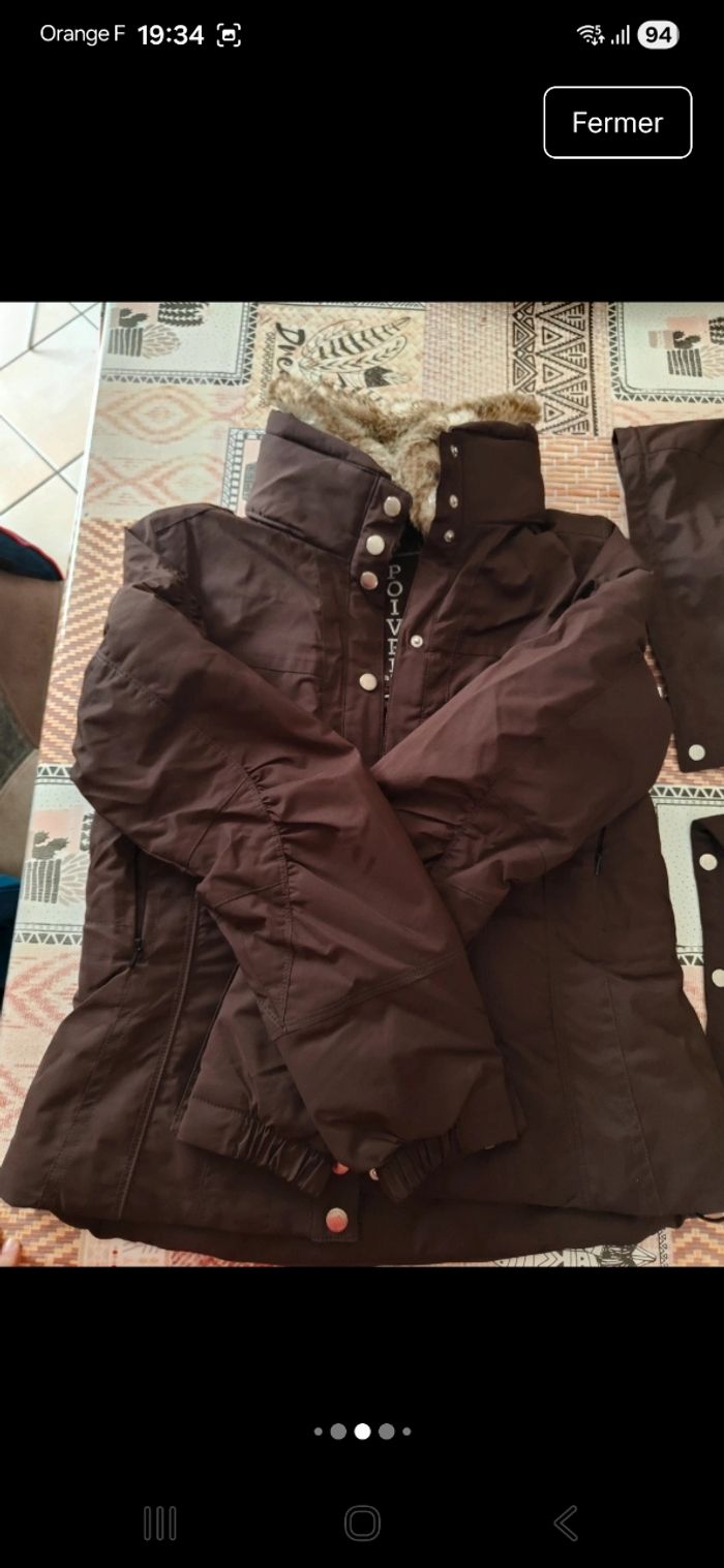 veste de ski poivre blanc - photo numéro 2