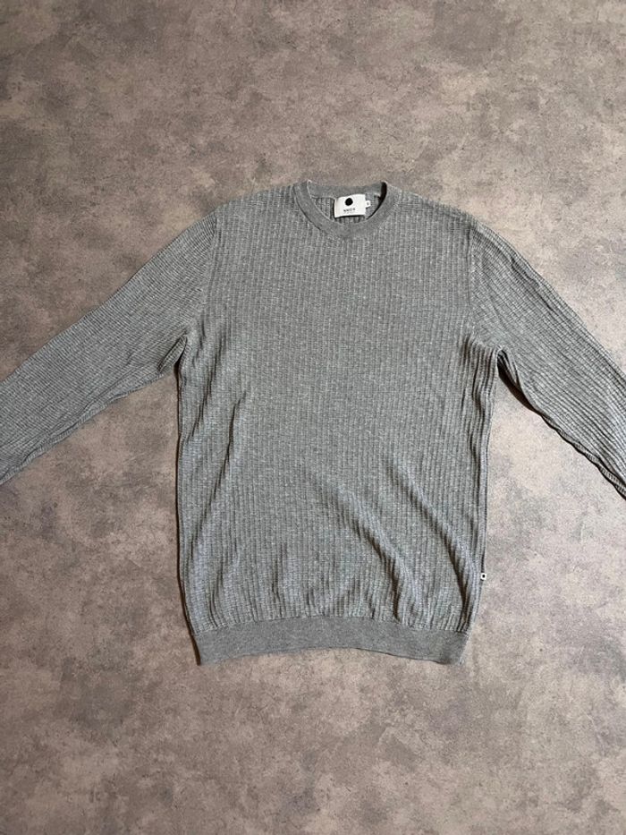 Pull NN07 Lars gris taille S - photo numéro 2