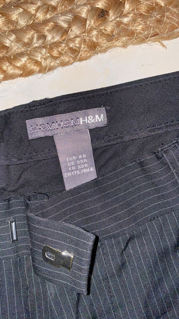 Pantalon de costume homme rayé H&M taille M - photo numéro 2