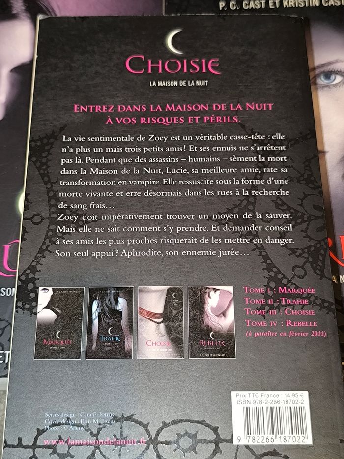 Livres collection La Maison de la Nuit - photo numéro 4