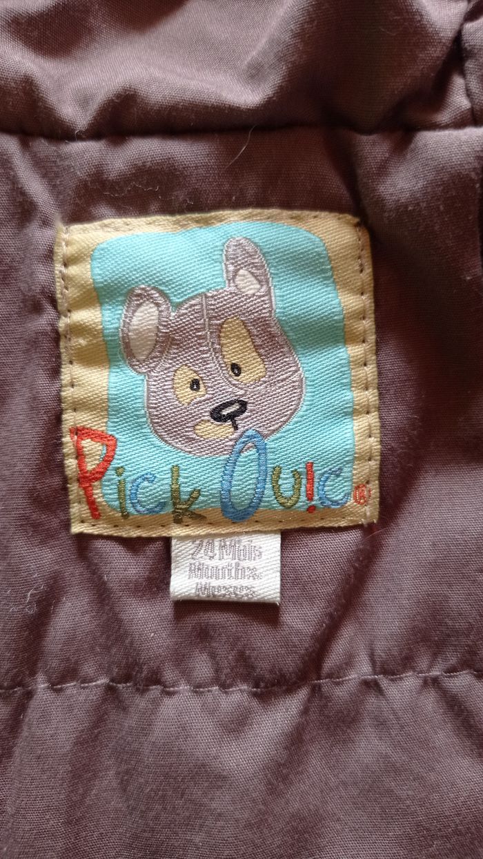 🦁Veste mi-saison, Pick Ouic, 24 mois - photo numéro 3