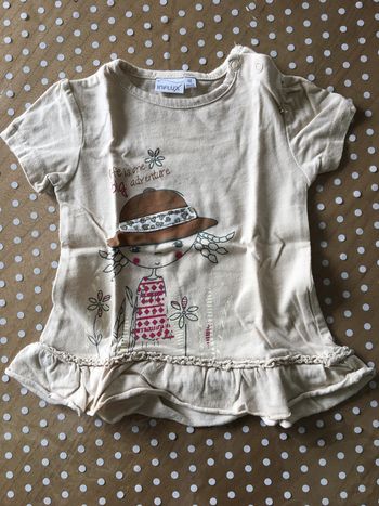 T-shirt beige 12 mois