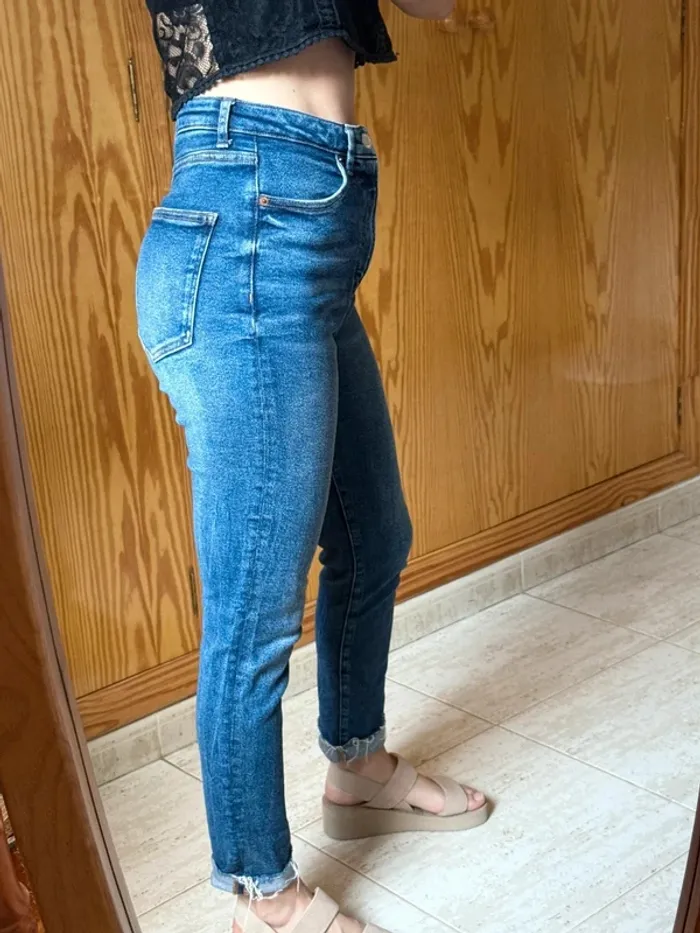 🌺 Pantalón vaquero Zara elástico talla S 🌺