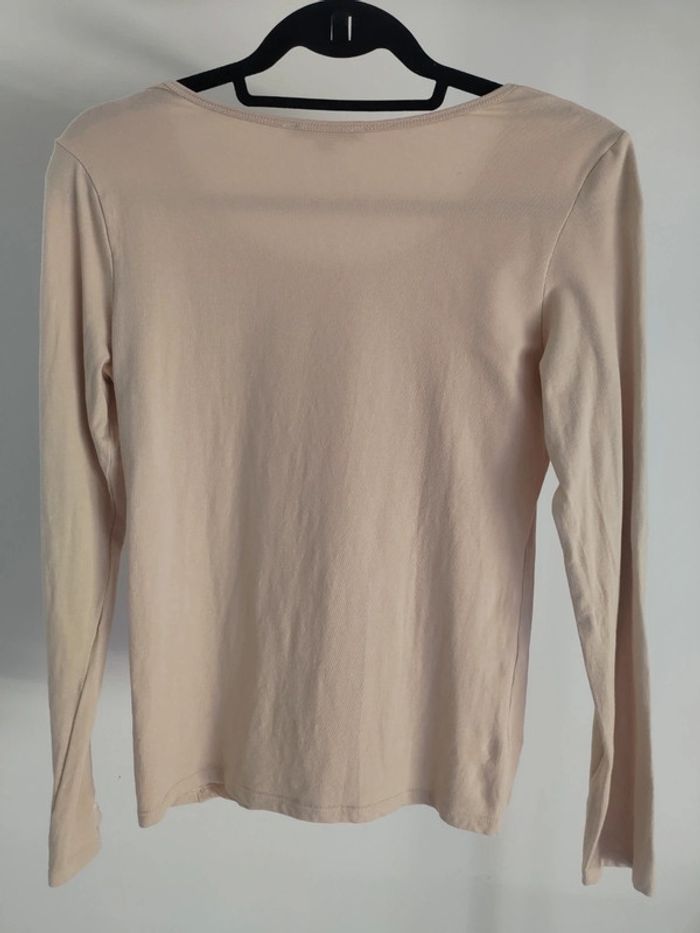 Tally Weijl t-shirt manches longues beige L - photo numéro 3