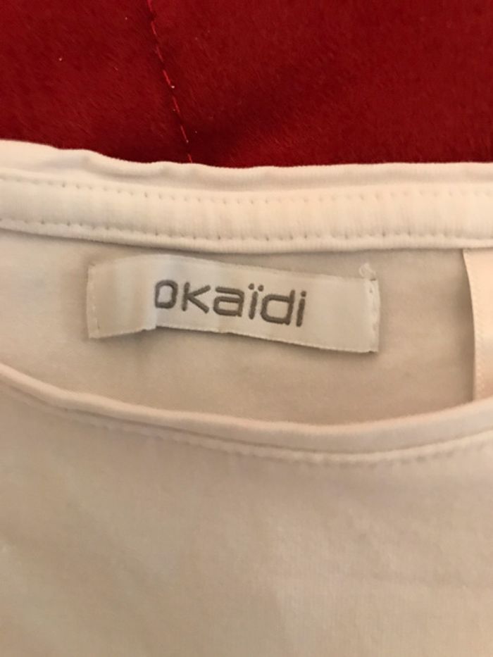 T-Shirt manches courtes blanc 6 Ans - photo numéro 3