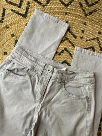 Jean skinny gris clair