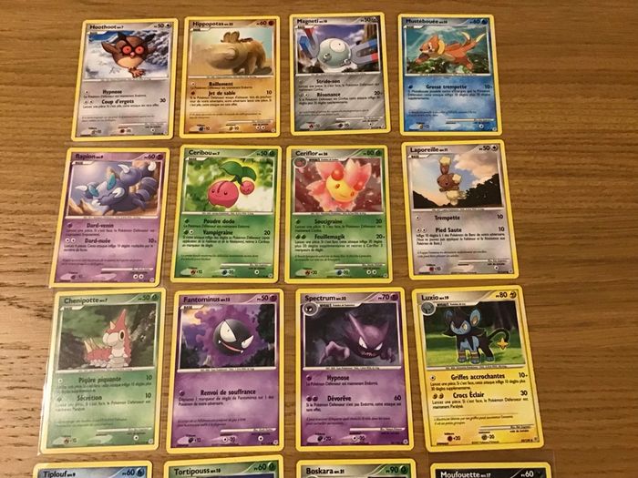 Lot 24 cartes Pokémon anciennes vintage diamant perle base 2007 bon état - photo numéro 3