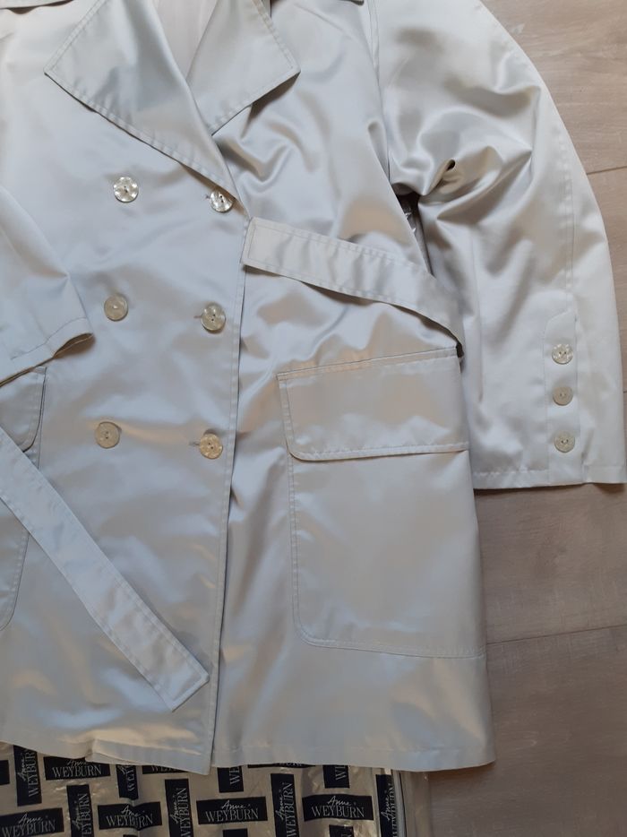 Vintage imperméable trench coat 42/44 Anne Weyburn - photo numéro 6