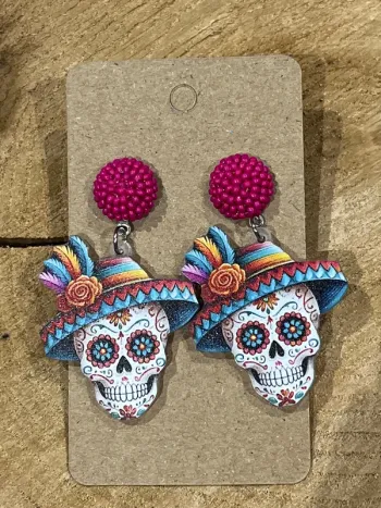 Boucle d’oreille Halloween