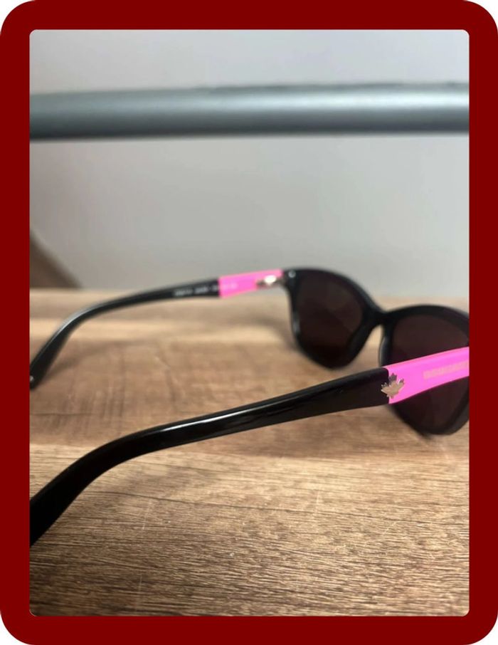 Lunette de soleil Dsquared2 taille unique rose et noir - photo numéro 5