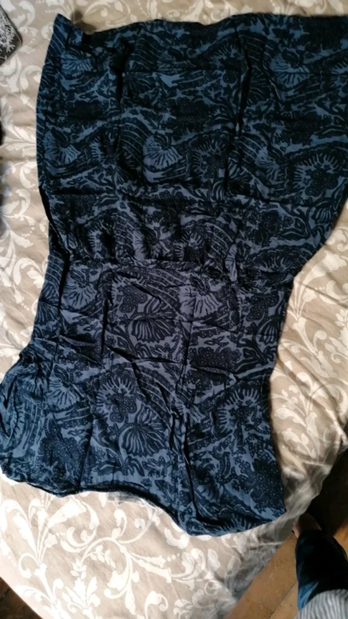 Robe bleue motifs H&M - photo numéro 4