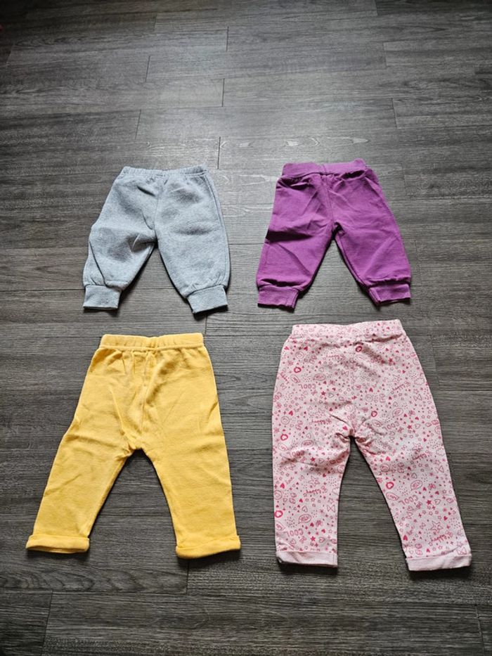 Lot de 4 pantalons taille 9 mois - photo numéro 6