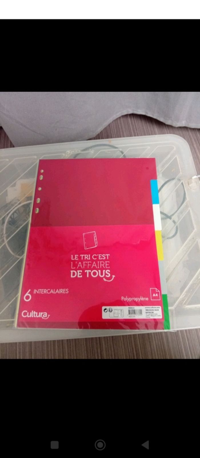 Lot intercalaires