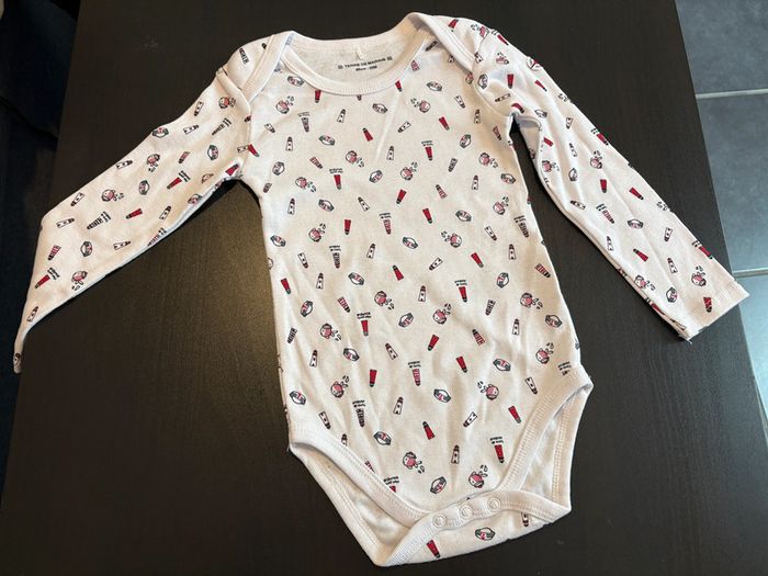 Lot de 2 bodies Manches longues Terre de marins Taille 23 mois. - photo numéro 3
