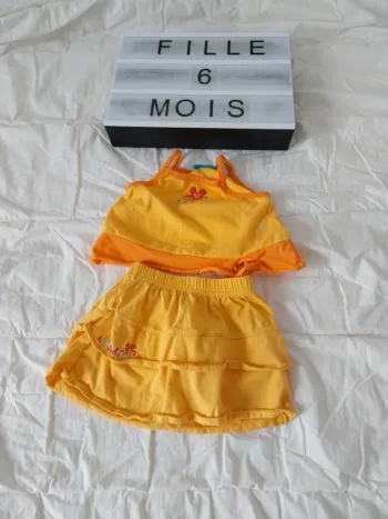 Ensemble fille 6 mois