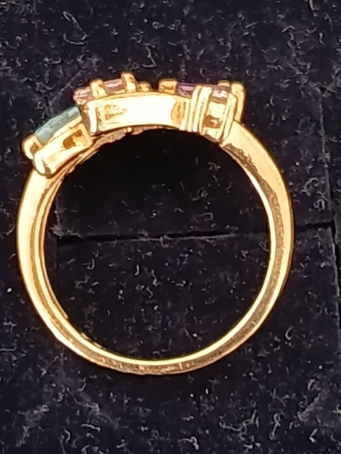 Bague plaqué or. - photo numéro 4