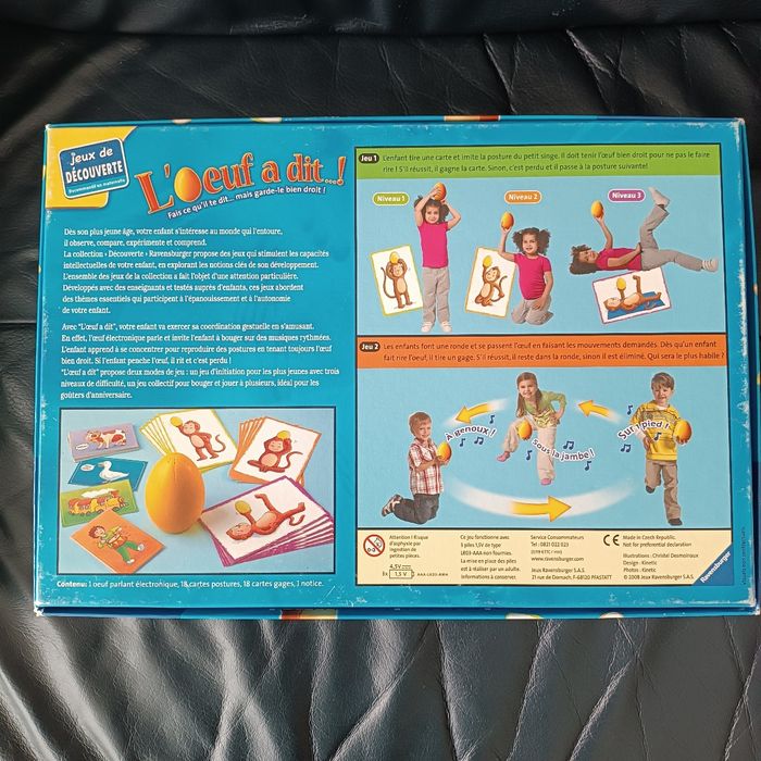 Jeu l'oeuf a dit - photo numéro 2