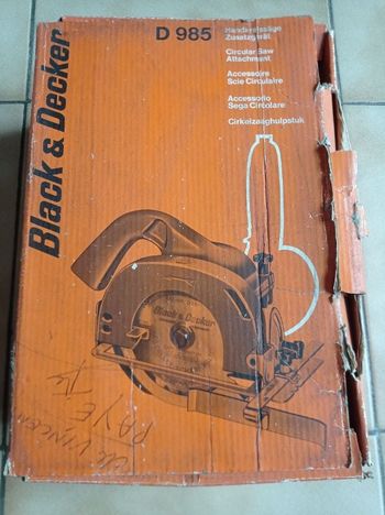 Accessoire scie circulaire "Black & Decker" - D985