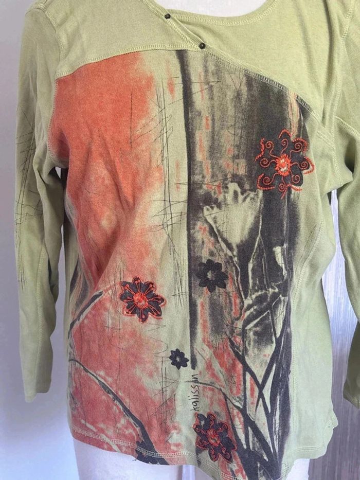 Blouse manche longue taille 46 marque bagoraz - photo numéro 2