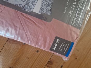 Housse de couette + taie d'oreiller