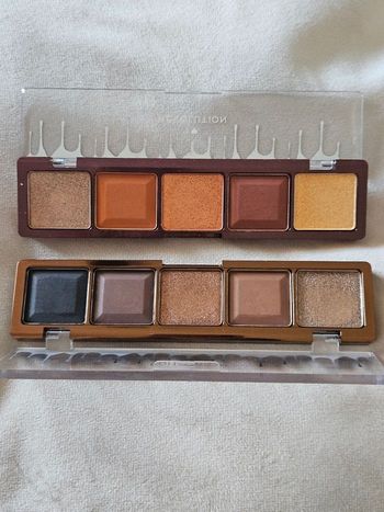 Palettes fards à paupières smoky/tons bruns orangés REVOLUTION