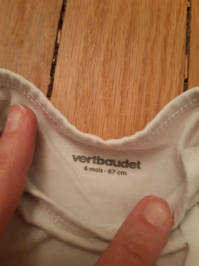 Lot de 2 bodies Verbaudet (6M) - photo numéro 7