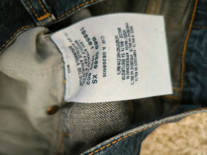 Jupe fendue Levi's vintage - photo numéro 10