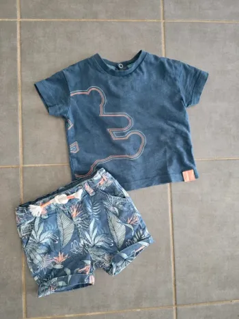Ensemble short lulu castagnette