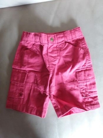Short rouge 9 mois