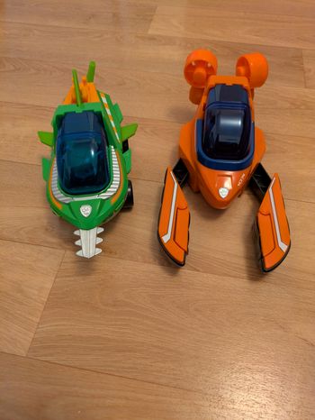 Véhicules pat patrouille aqua pups avec figurines