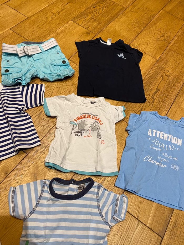 Lot 9 mois TBE t shirt et short - photo numéro 4