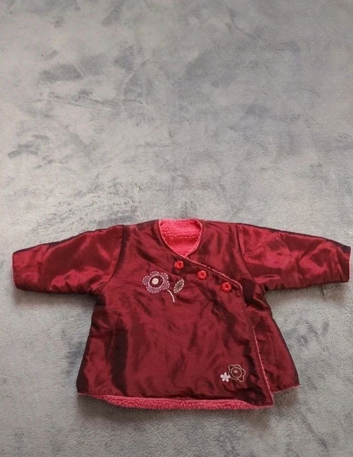 Gilet 3 mois, satiné