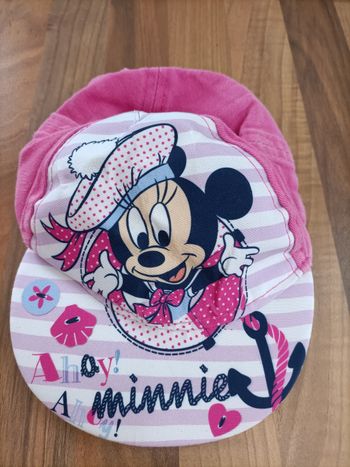 Casquette Minnie 48 cm Disney rose