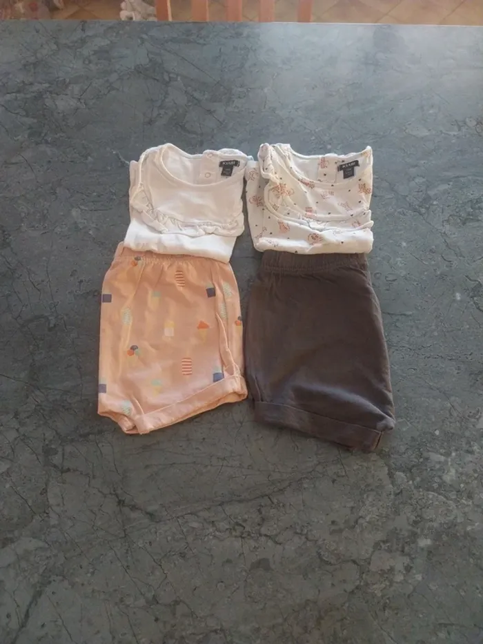 2 pyjamas short 24 mois