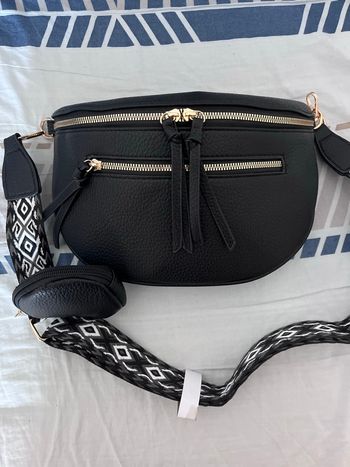 Sac banane femme noir