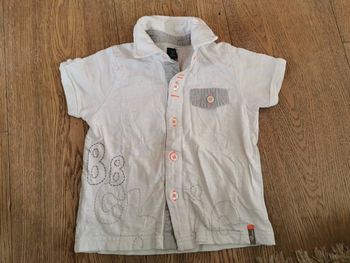 Polo blanc terre de marins