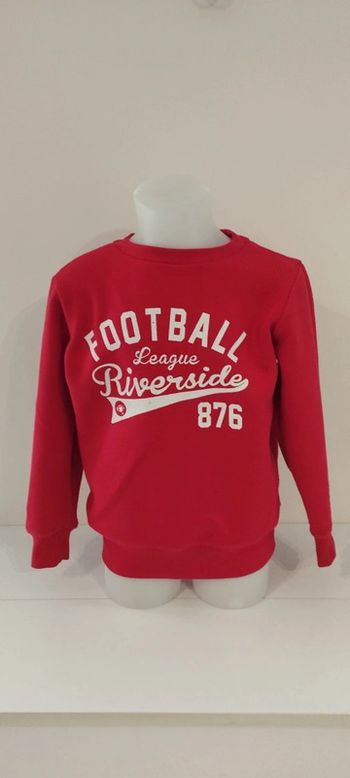 Sweat rouge taille 5/6 ans