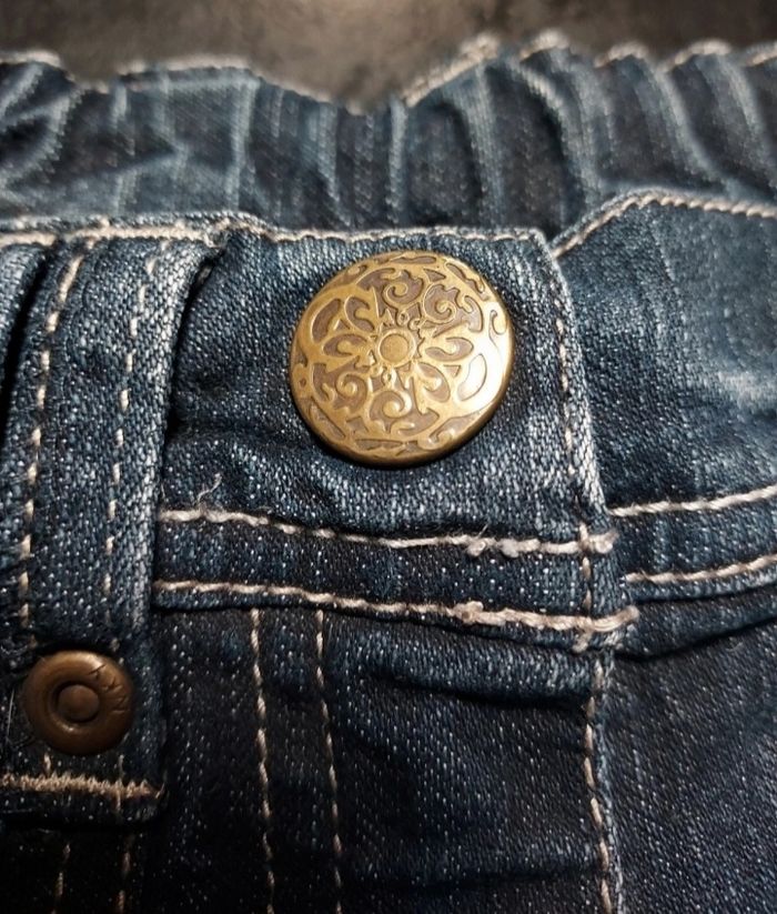 Jeans fille bleu - photo numéro 4
