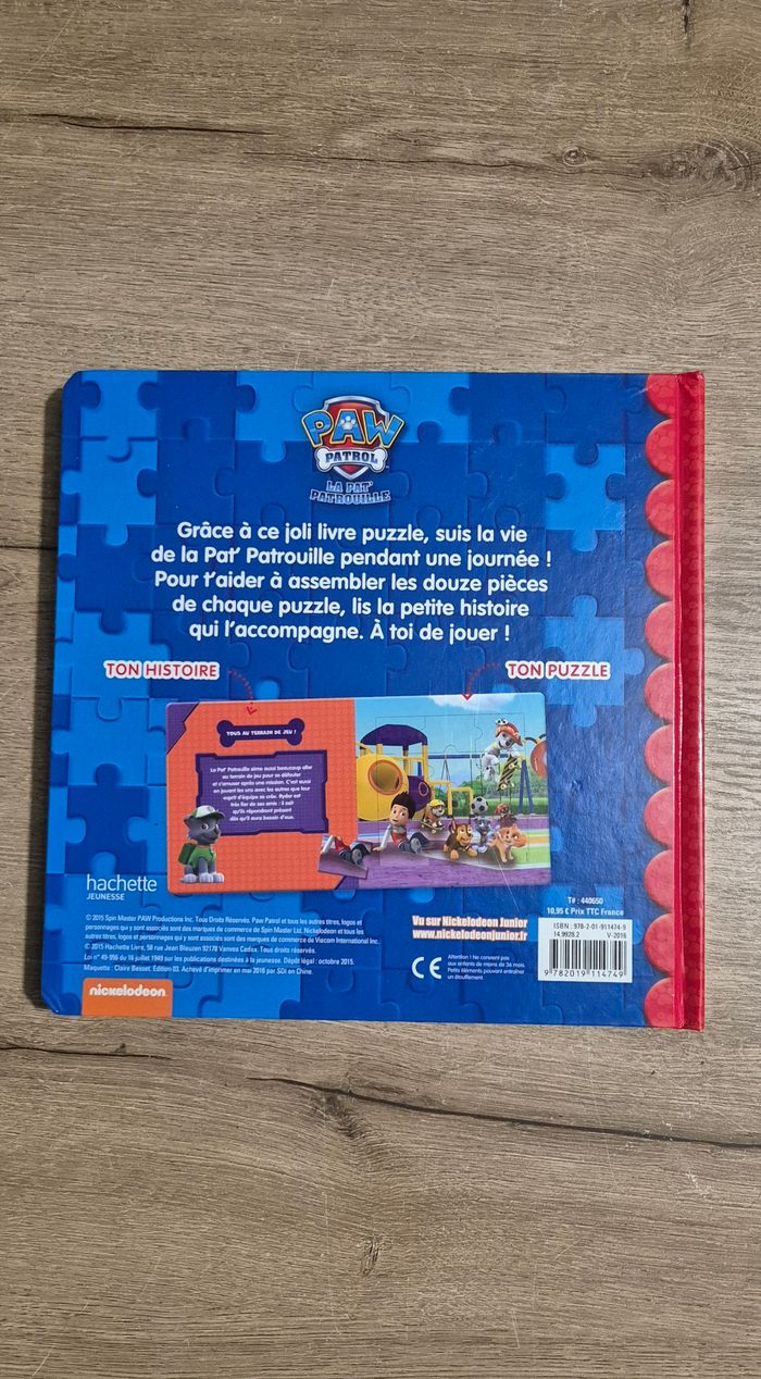 Grand livre puzzle Paw Patrol - photo numéro 7