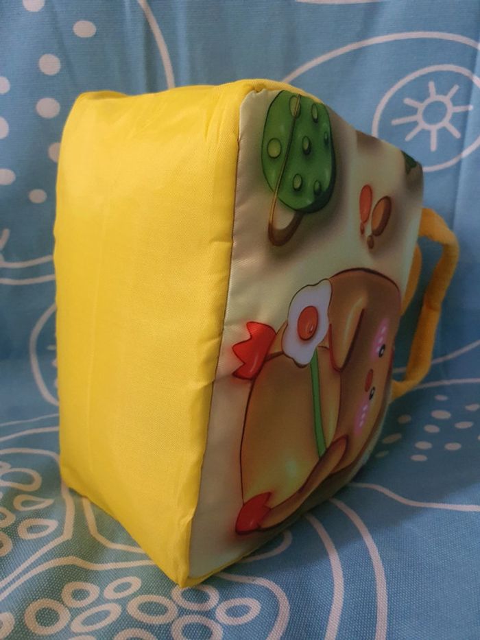 🐥 Sac À Déjeuner Pliable Jaune Kawaï 🐣 Isotherme et Léger pour Garçons et Filles - photo numéro 5