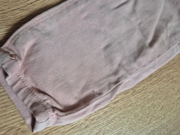 Ensemble Jean pantalon rose zara baby 12/18 mois et Tee-shirt manche courte sequins - photo numéro 4